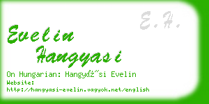 evelin hangyasi business card